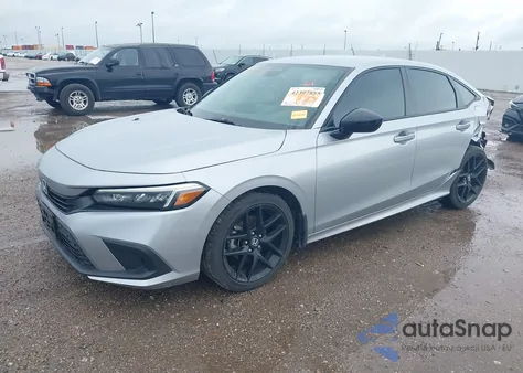 2024 Honda Civic Sport z USA, uszkodzony, nr VIN 2HGFE2F58RH523366